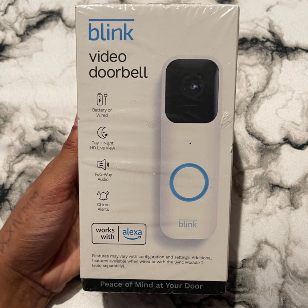 Blink video doorbell